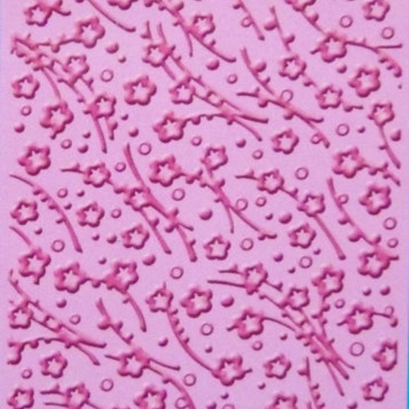 Cuttlebug 4 pcs embossing folders - PLUM BLOSSOM - Picture 6 of 10